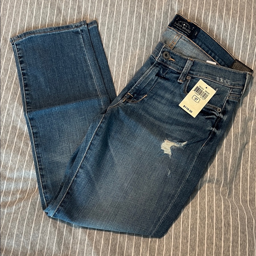 Lucky Brand Blue Ankle & Cropped Jeans